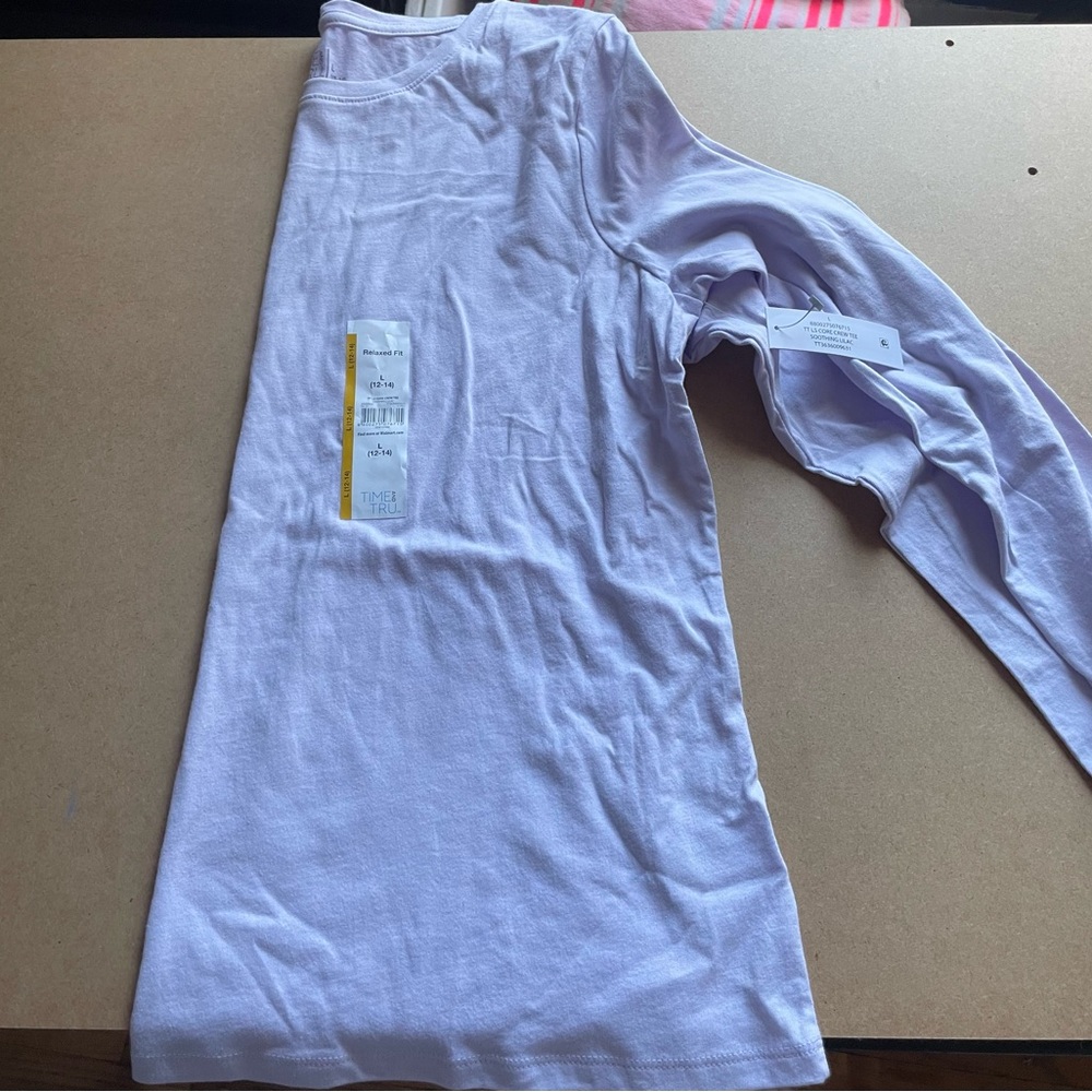 Time and Tru Classic purple Tee